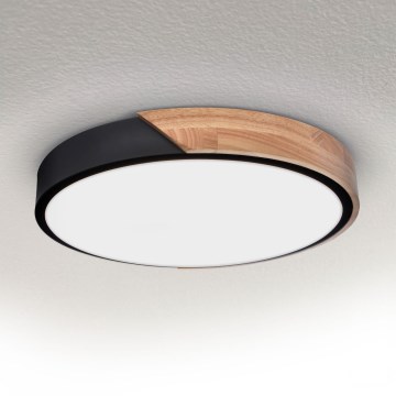 Brilagi - LED Plafonjera PILANA LED/24W/230V hrast