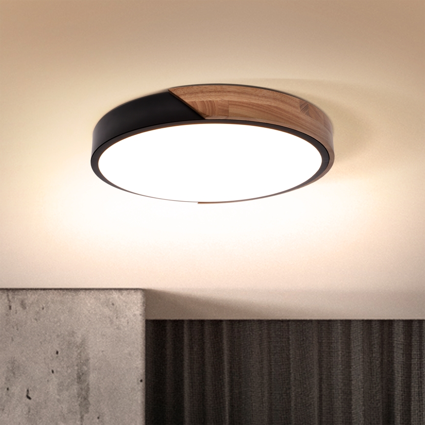 Brilagi - LED Plafonjera PILANA LED/24W/230V hrast