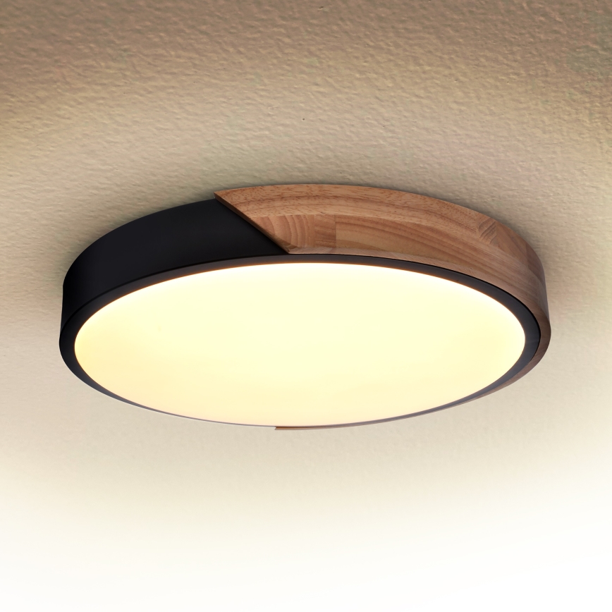Brilagi - LED Plafonjera PILANA LED/24W/230V hrast