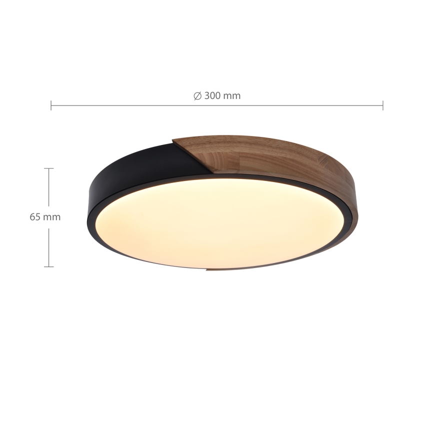 Brilagi - LED Plafonjera PILANA LED/24W/230V hrast