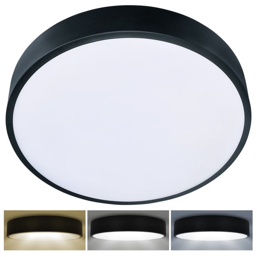 Brilagi - LED Plafonjera POOL LED/48W/230V 3000/4000/6000K pr. 40 cm crni