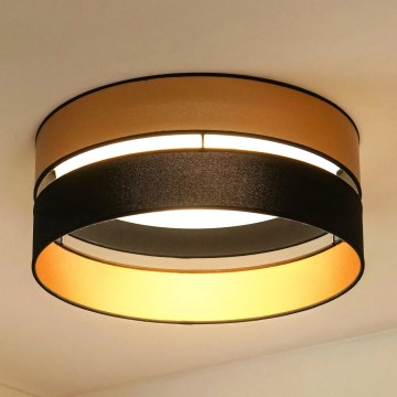 Brilagi - LED Plafonjera ROYAL LED/24W/230V pr. 45 cm crno/zlatna