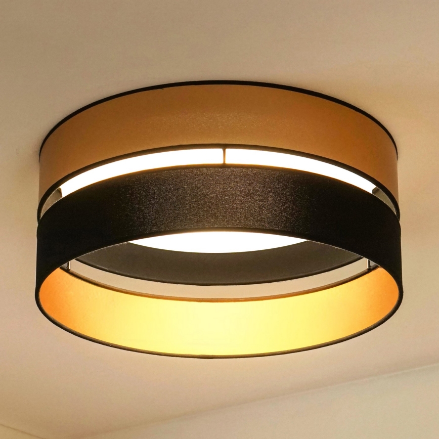 Brilagi - LED Plafonjera ROYAL LED/24W/230V pr. 45 cm crno/zlatna