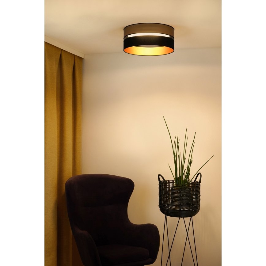 Brilagi - LED Plafonjera ROYAL LED/24W/230V pr. 45 cm crno/zlatna