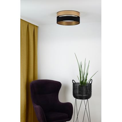 Brilagi - LED Plafonjera ROYAL LED/24W/230V pr. 45 cm crno/zlatna