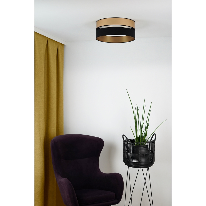 Brilagi - LED Plafonjera ROYAL LED/24W/230V pr. 45 cm crno/zlatna