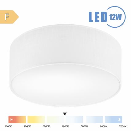 Brilagi - LED Plafonjera SIRIJA LED/12W/230V pr. 35 cm bela