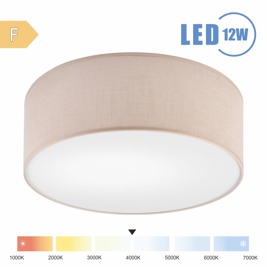 Brilagi - LED Plafonjera SIRIJA LED/12W/230V pr. 35 cm bež