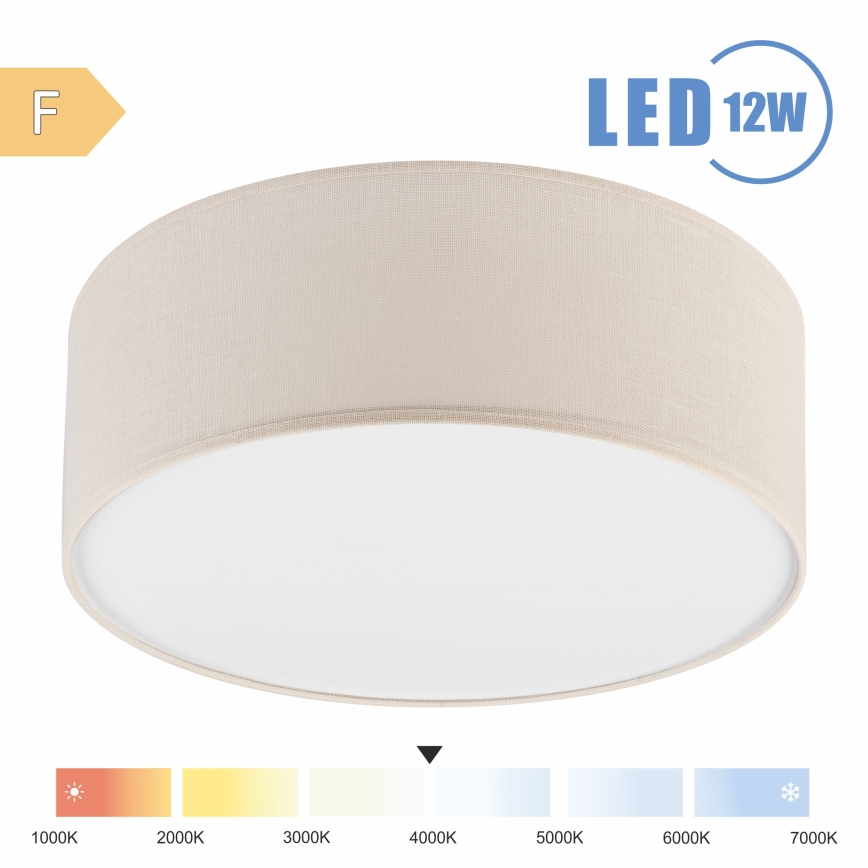 Brilagi - LED Plafonjera SIRIJA LED/12W/230V pr. 35 cm kremasta