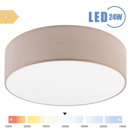 Brilagi - LED Plafonjera SIRIJA LED/24W/230V pr. 45 cm bež