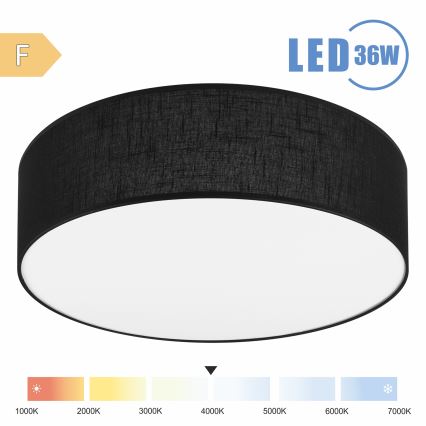Brilagi - LED Plafonjera SIRIJA LED/36W/230V pr. 45 cm crno