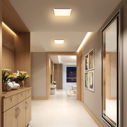 Brilagi - LED Plafonjera SLIMFRAME LED/25W/230V 30x30 cm bela
