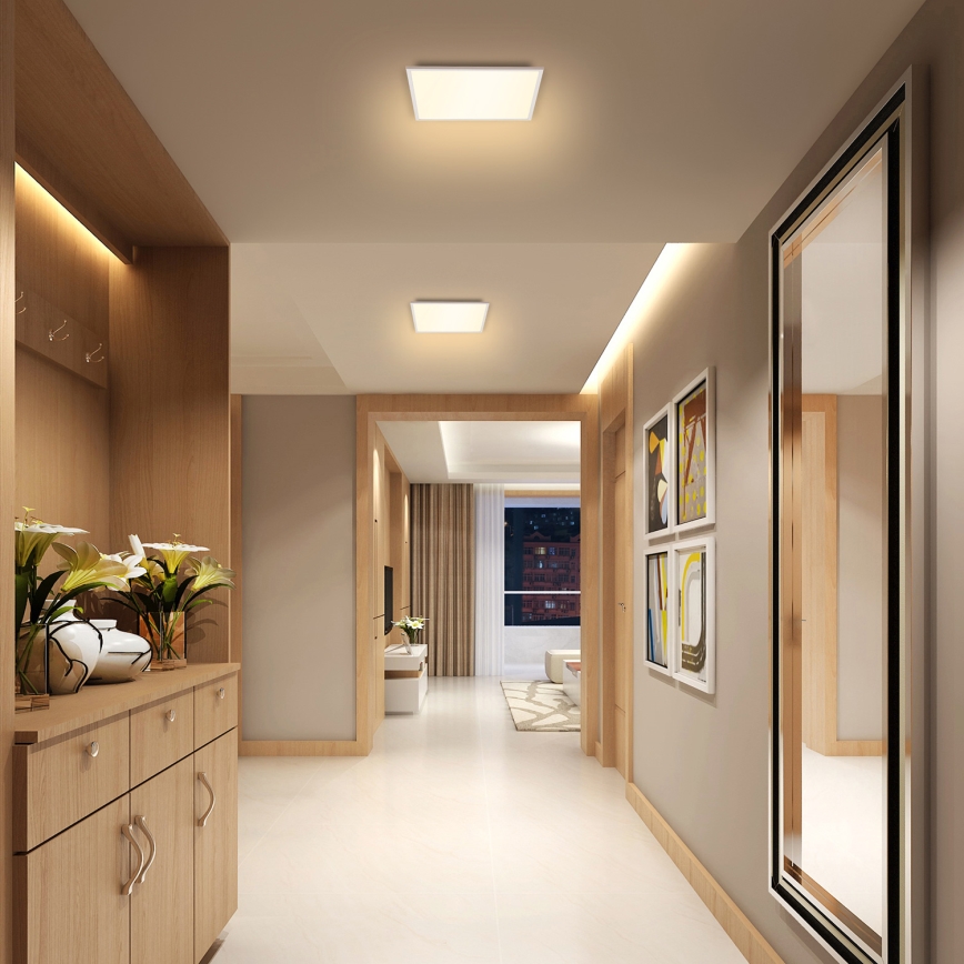 Brilagi - LED Plafonjera SLIMFRAME LED/25W/230V 30x30 cm bela