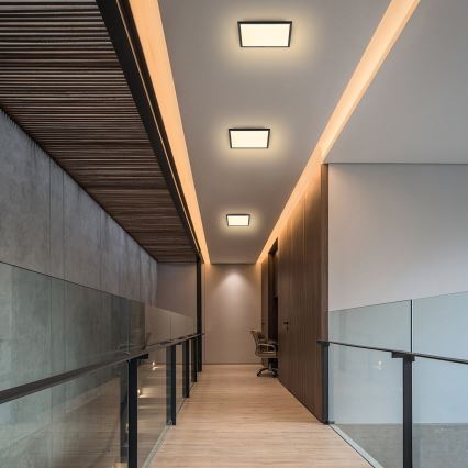 Brilagi - LED Plafonjera SLIMFRAME LED/25W/230V 30x30 cm crno