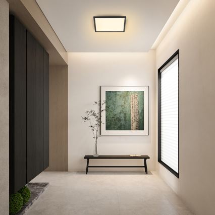 Brilagi - LED Plafonjera SLIMFRAME LED/25W/230V 30x30 cm crno