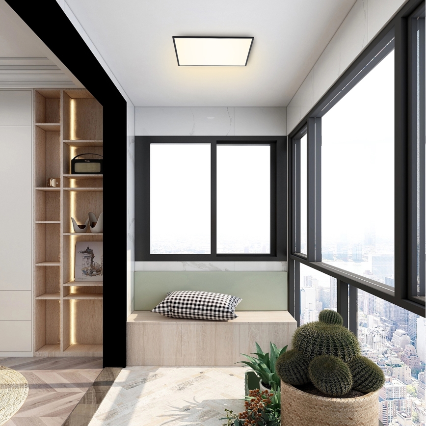 Brilagi - LED Plafonjera SLIMFRAME LED/36W/230V 45x45 cm crno