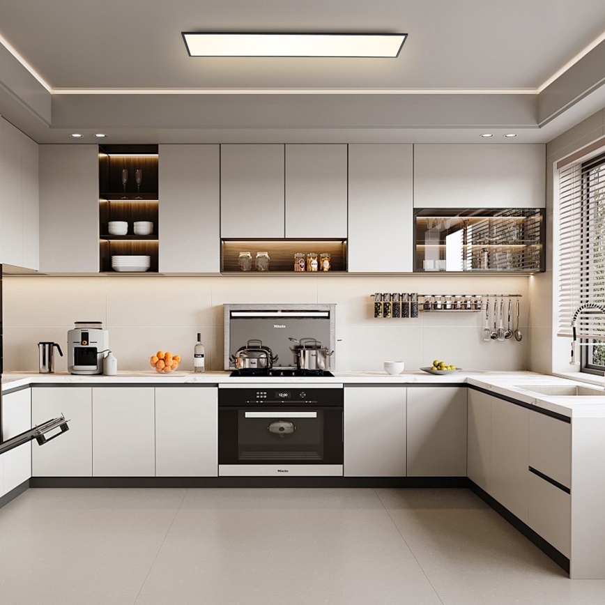 Brilagi - LED Plafonjera SLIMFRAME LED/58W/230V 120x30 cm crno