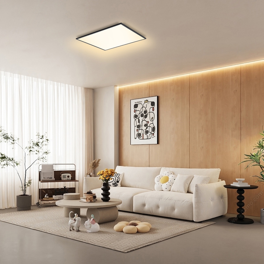 Brilagi - LED Plafonjera SLIMFRAME LED/58W/230V 60x60 cm crno