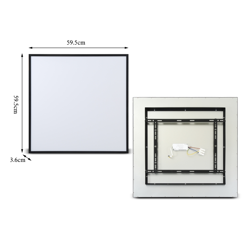 Brilagi - LED Plafonjera SLIMFRAME LED/58W/230V 60x60 cm crno