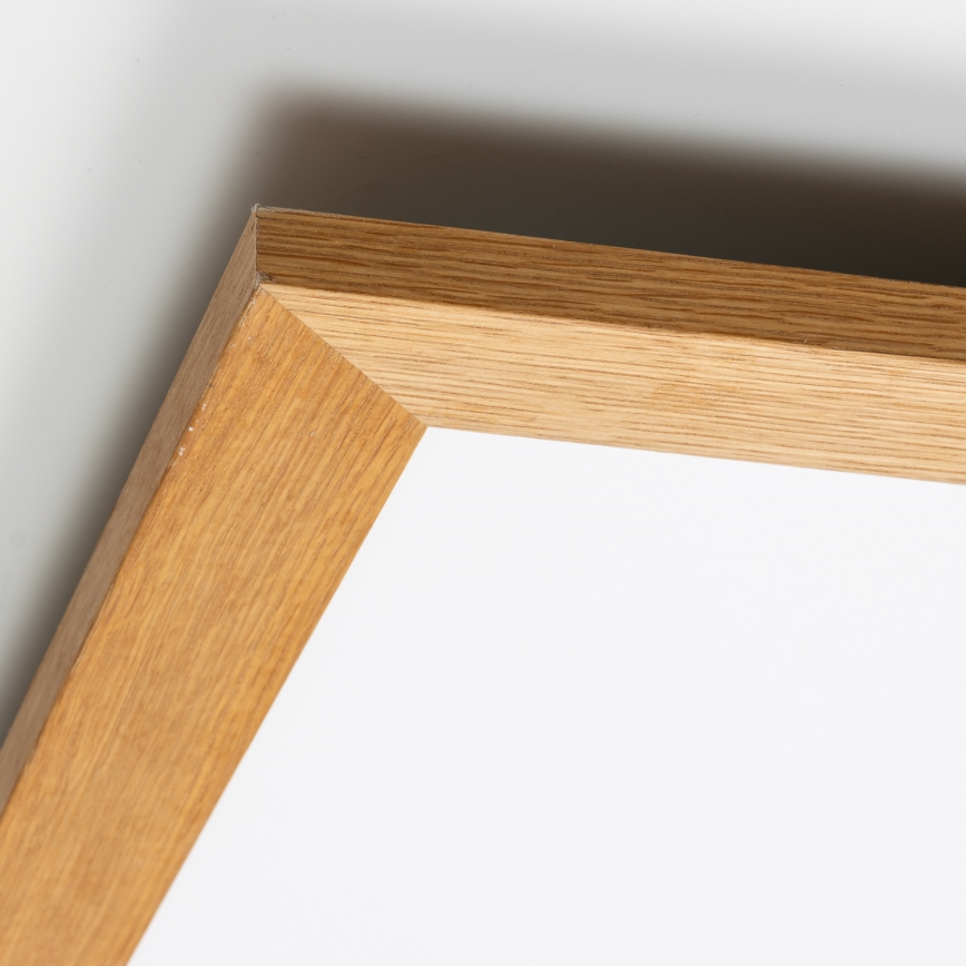 Brilagi - LED Plafonjera SLIMFRAME WOOD LED/58W/230V 64x64 cm braon