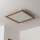 Brilagi - LED Plafonjera SLIMFRAME WOOD LED/58W/230V 64x64 cm braon