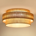 Brilagi - LED Plafonjera SPACE YUTE LED/12W/230V pr. 50 cm 3000K/4000K/6400K bež