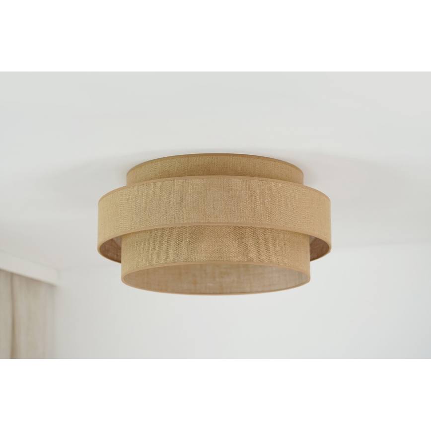 Brilagi - LED Plafonjera SPACE YUTE LED/12W/230V pr. 50 cm 3000K/4000K/6400K bež