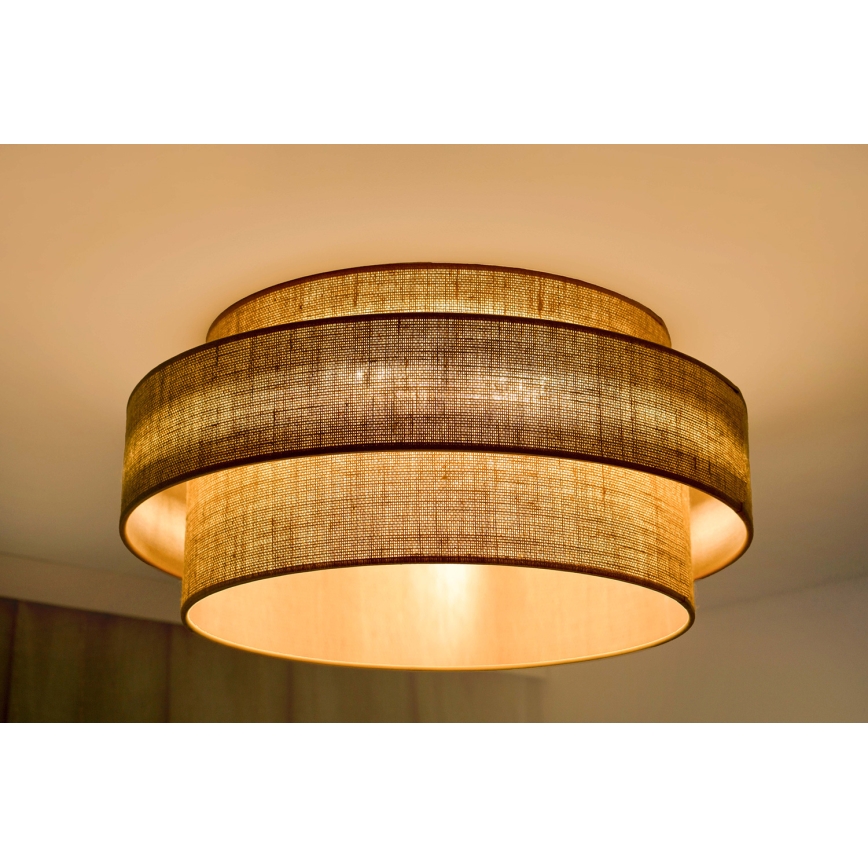 Brilagi - LED Plafonjera SPACE YUTE LED/12W/230V pr. 50 cm 3000K/4000K/6400K bež