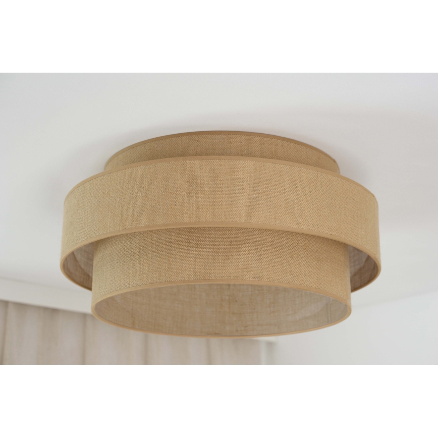 Brilagi - LED Plafonjera SPACE YUTE LED/12W/230V pr. 50 cm 3000K/4000K/6400K bež