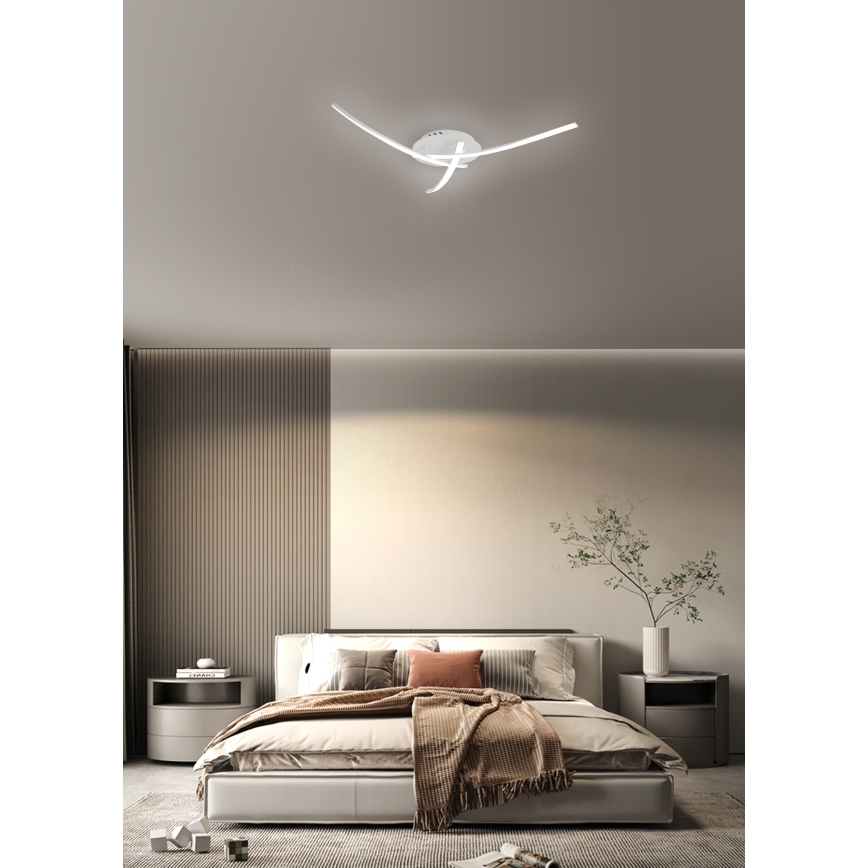 Brilagi - LED Plafonjera STRIPES LED/24W/230V bela