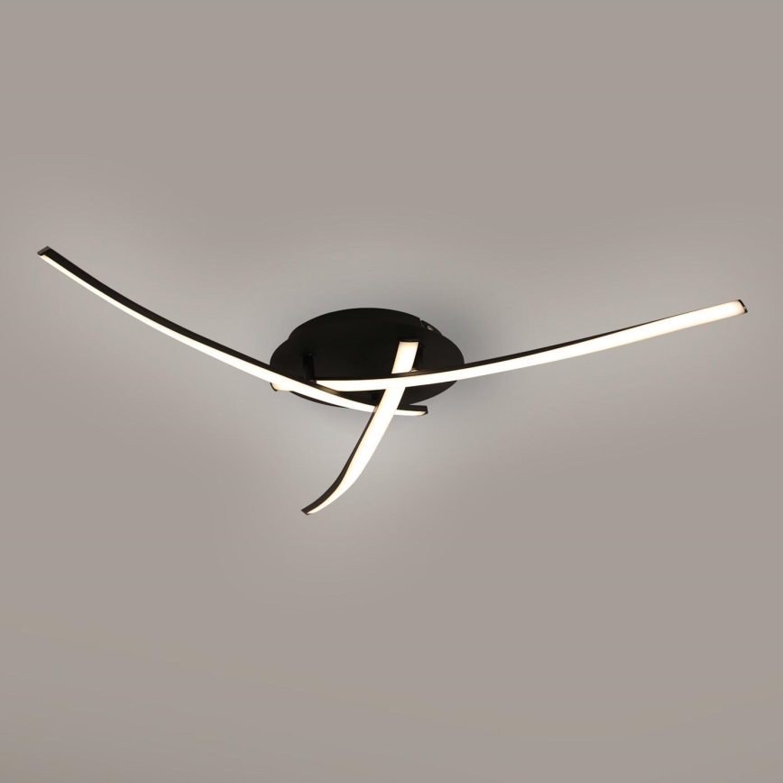 Brilagi - LED Plafonjera STRIPES LED/24W/230V crno