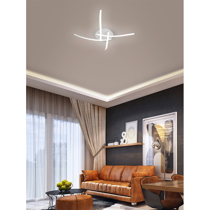 Brilagi - LED Plafonjera STRIPES LED/32W/230V bela