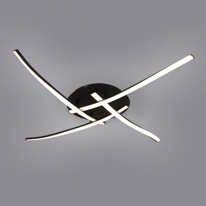 Brilagi - LED Plafonjera STRIPES LED/32W/230V crno