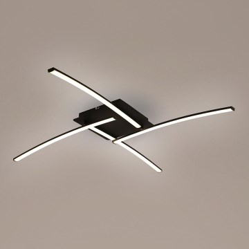 Brilagi - LED Plafonjera STRIPES LED/32W/230V crno