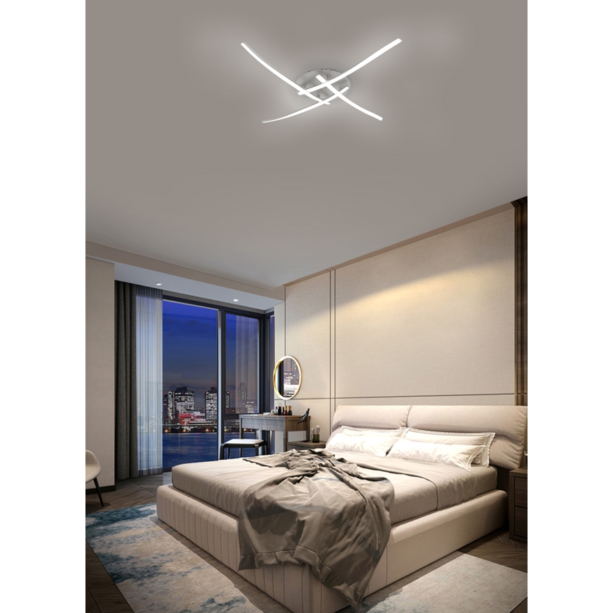 Brilagi - LED Plafonjera STRIPES LED/32W/230V srebrno
