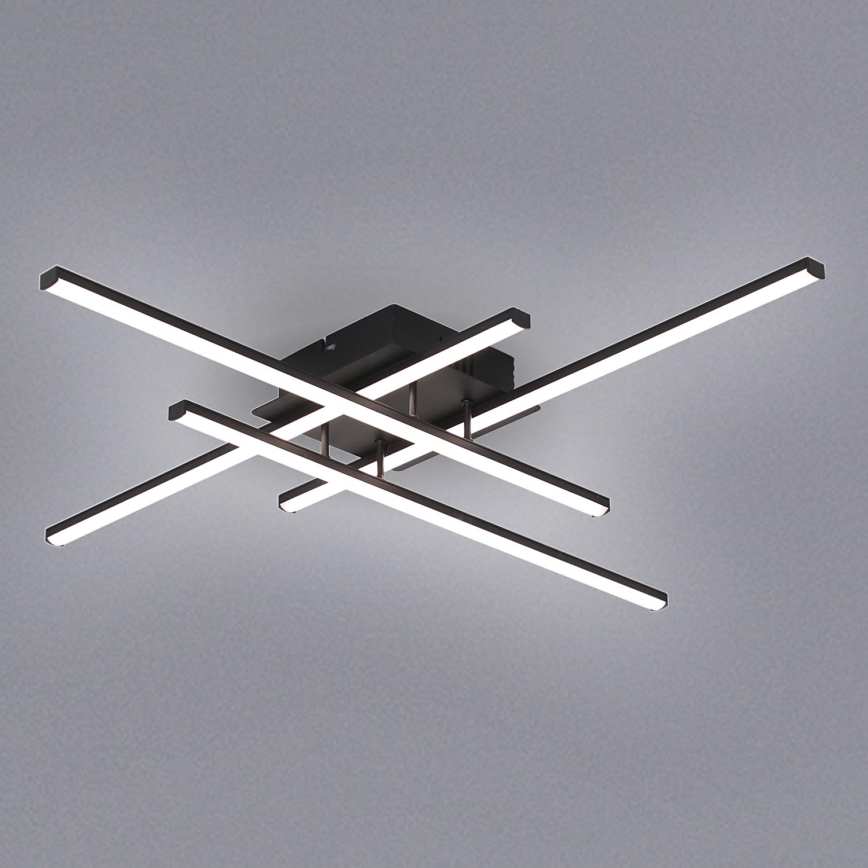 Brilagi - LED Plafonjera STRIPES LED/37W/230V crno