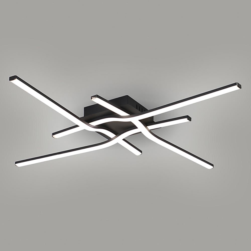 Brilagi - LED Plafonjera STRIPES LED/38W/230V crno