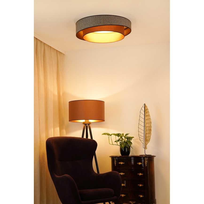 Brilagi - LED Plafonjera VEGAS SHINE LED/24W/230V pr. 60 cm braon