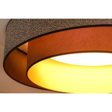 Brilagi - LED Plafonjera VEGAS SHINE LED/24W/230V pr. 60 cm braon
