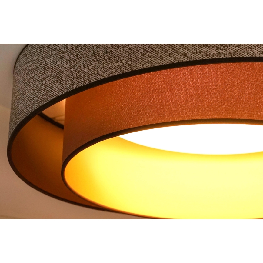 Brilagi - LED Plafonjera VEGAS SHINE LED/24W/230V pr. 60 cm braon