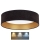 Brilagi - LED Plafonjera VELVET LED/24W/230V pr. 40 cm 3000/4000/6400K crno/zlatna