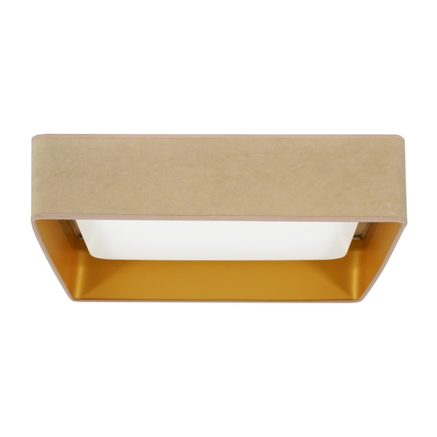 Brilagi - LED Plafonjera VELVET SQUARE LED/24W/230V bež