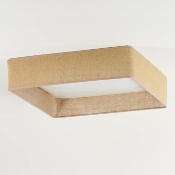 Brilagi - LED Plafonjera VELVET SQUARE LED/24W/230V braon