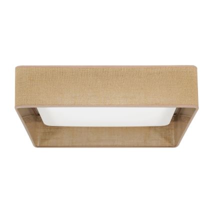 Brilagi - LED Plafonjera VELVET SQUARE LED/24W/230V braon