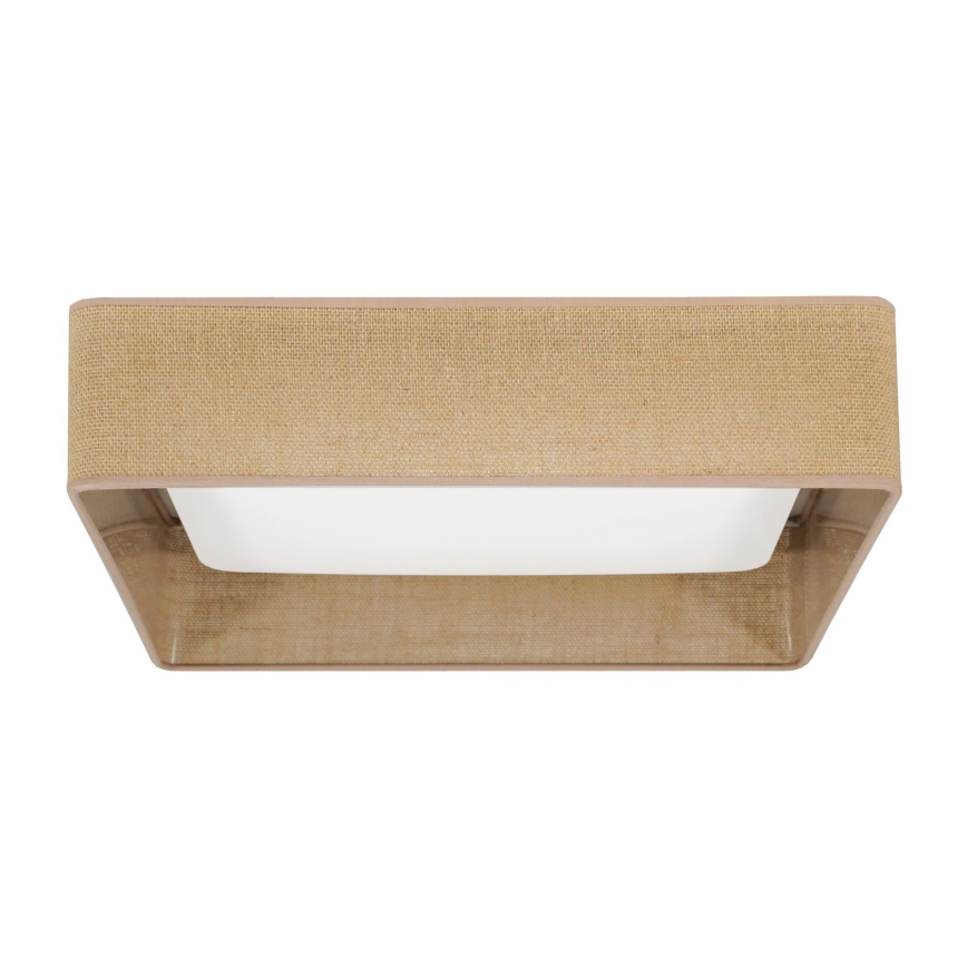 Brilagi - LED Plafonjera VELVET SQUARE LED/24W/230V braon