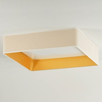 Brilagi - LED Plafonjera VELVET SQUARE LED/24W/230V kremasta
