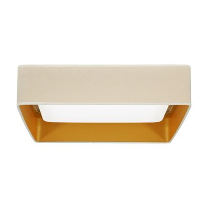 Brilagi - LED Plafonjera VELVET SQUARE LED/24W/230V kremasta