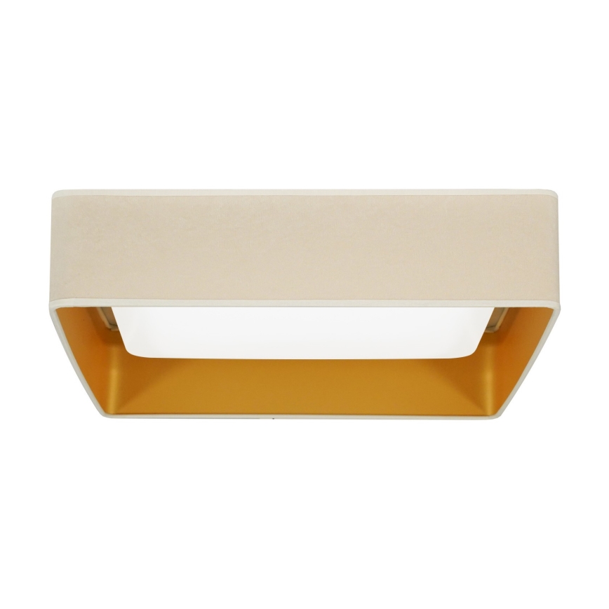 Brilagi - LED Plafonjera VELVET SQUARE LED/24W/230V kremasta