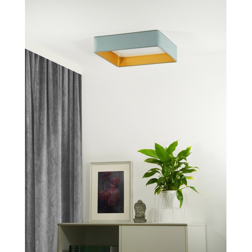 Brilagi - LED Plafonjera VELVET SQUARE LED/24W/230V menta