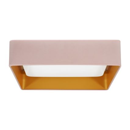 Brilagi - LED Plafonjera VELVET SQUARE LED/24W/230V roze